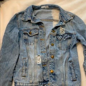 Ripped Denim Jacket